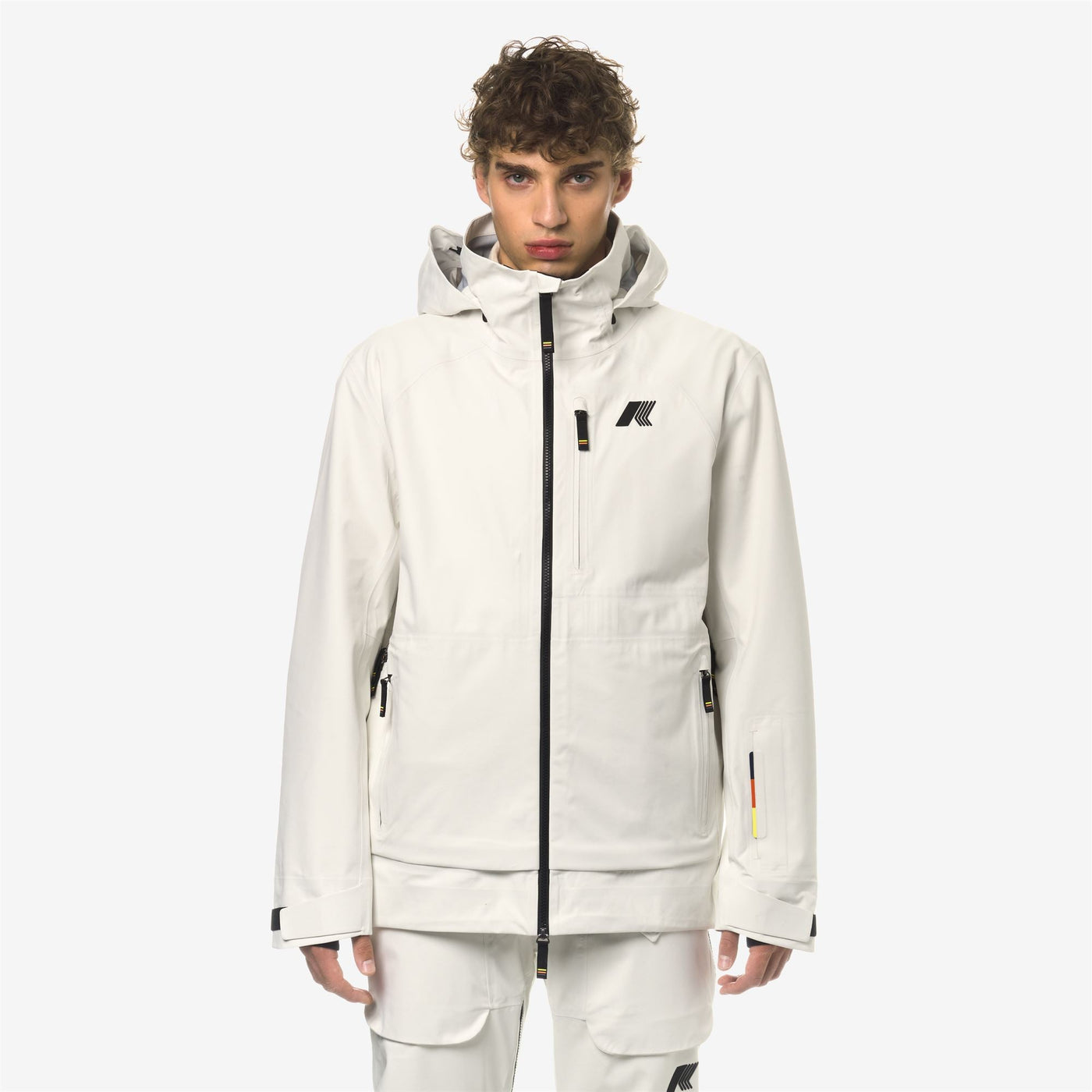 BOZEL 3 LAYERS - SHELL JACKET - Jackets - Mid - MAN - WHITE GARDENIA