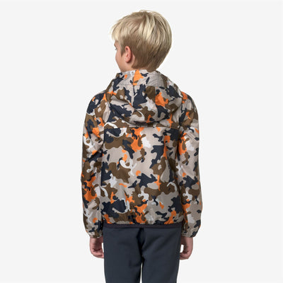 P. LE VRAI 3.0 CLAUDE GRAPHIC - Jackets - Mid - KID UNISEX - CAMO CORDA-ORANGE-BLUE