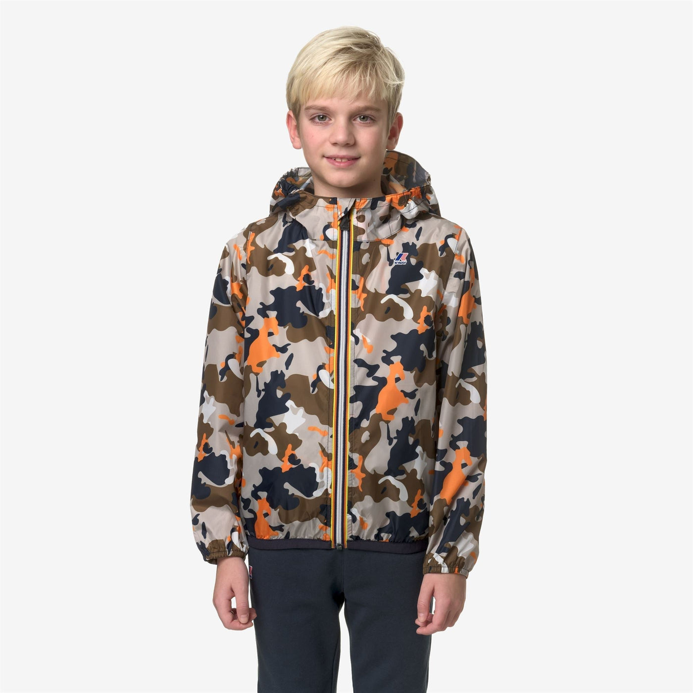 P. LE VRAI 3.0 CLAUDE GRAPHIC - Jackets - Mid - KID UNISEX - CAMO CORDA-ORANGE-BLUE