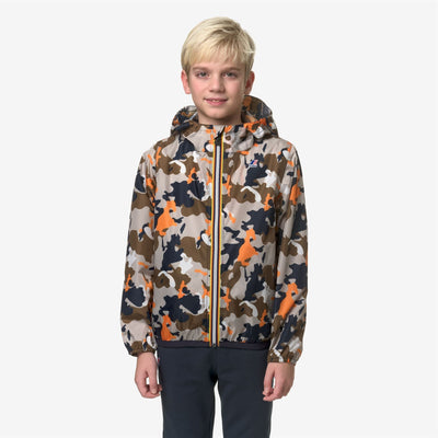 P. LE VRAI 3.0 CLAUDE GRAPHIC - Jackets - Mid - KID UNISEX - CAMO CORDA-ORANGE-BLUE