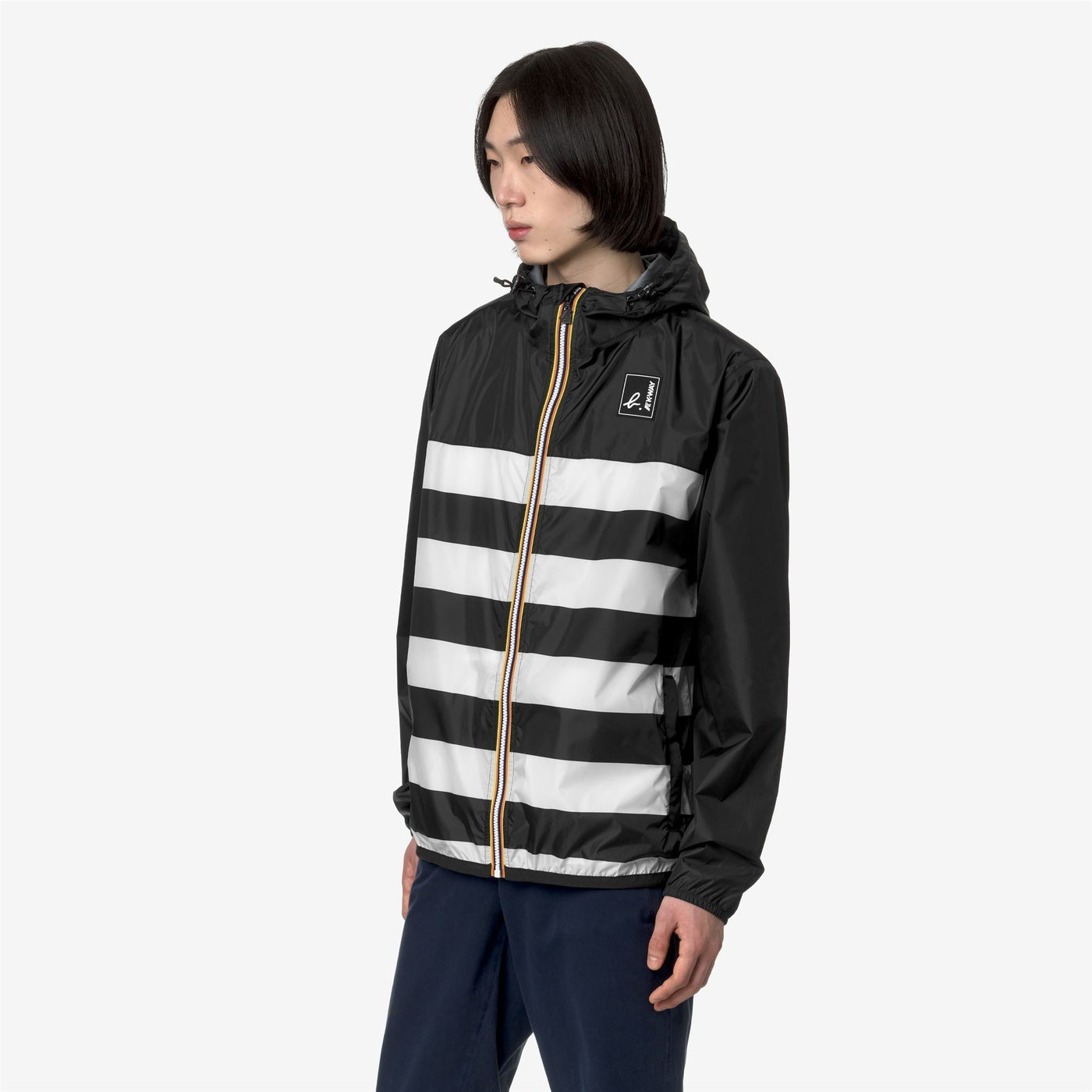 LE VRAI 3.0 CLAUDE GRAPHIC AGNES B - Jackets - Mid - UNISEX - STRIPES BLK-WHT