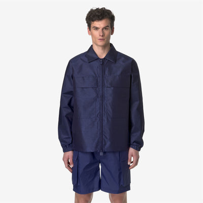 SHIREV SHANTUNG - LIKE 2L - Jackets - Short - MAN - BLUE MD COBALT SHANTUNG