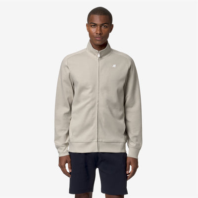 HAYCE INTERLOCK - Fleece - Jacket - MAN - BEIGE LT