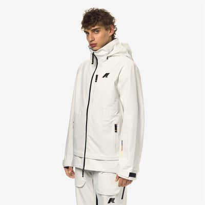 BOZEL 3 LAYERS - SHELL JACKET - Jackets - Mid - MAN - WHITE GARDENIA