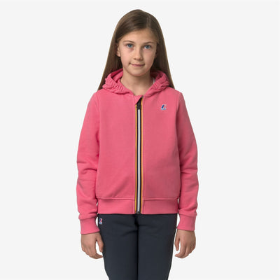 P. LE VRAI ARNEL POLY COTTON - Fleece - Jacket - KID UNISEX - PINK MD