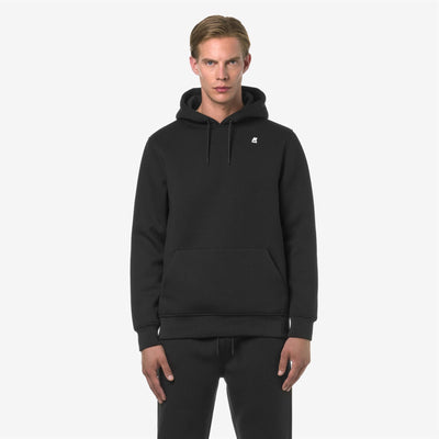 BERNIE SPACER - Fleece - Pull  Over - MAN - BLACK PURE