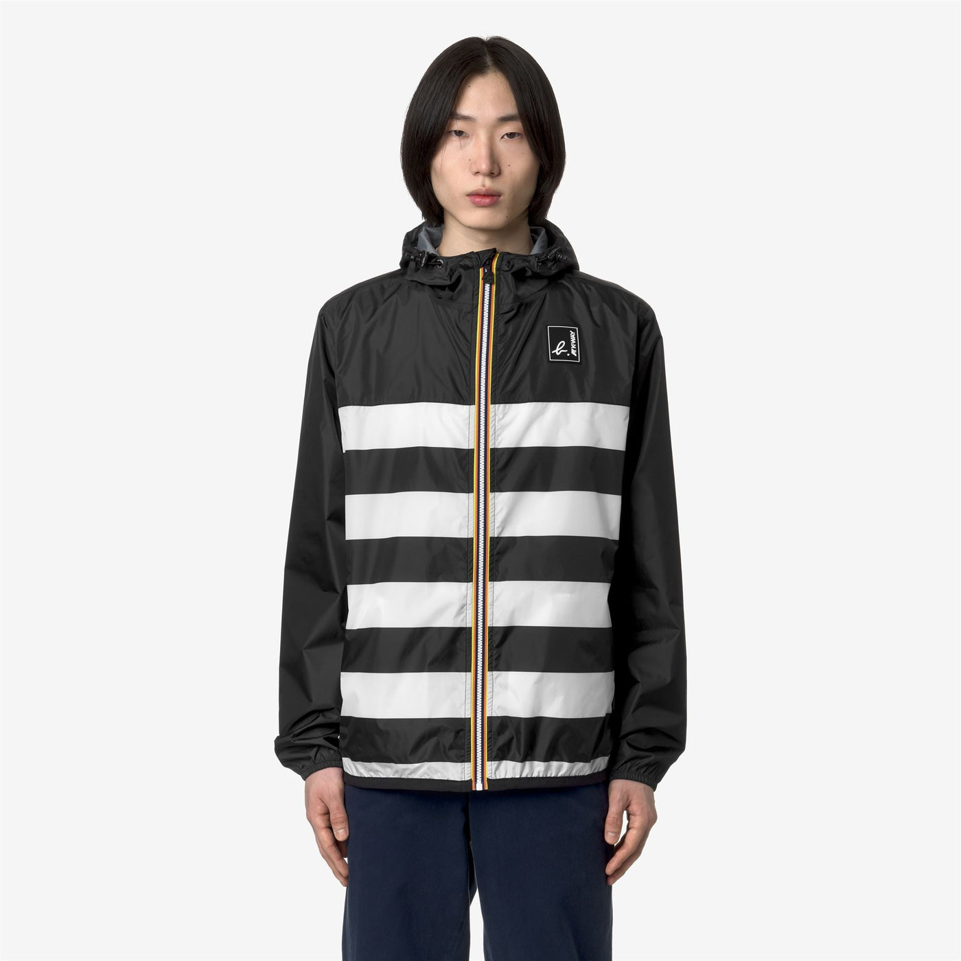 LE VRAI 3.0 CLAUDE GRAPHIC AGNES B - Jackets - Mid - UNISEX - STRIPES BLK-WHT