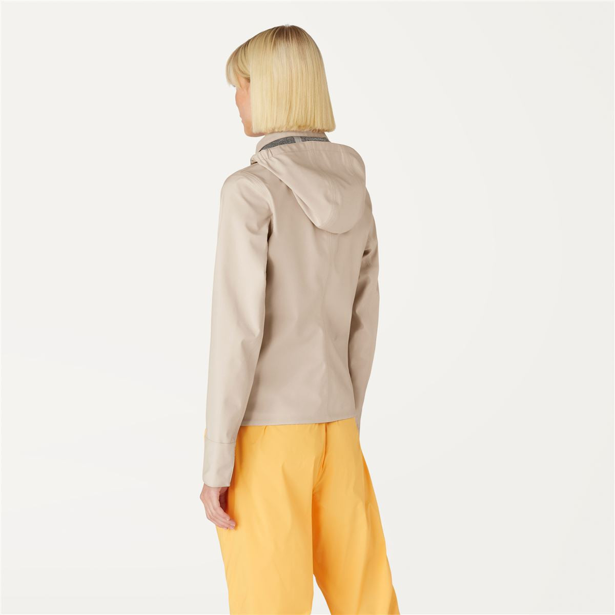 LILLA BONDED JERSEY - Jackets - Short - WOMAN - BEIGE LT