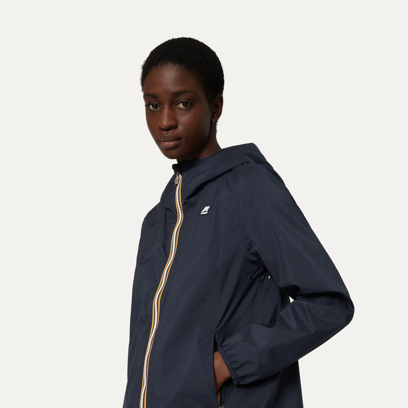 MARGUERITE STRETCH POLY JERSEY - Jackets - Mid - WOMAN - BLUE DEPTH