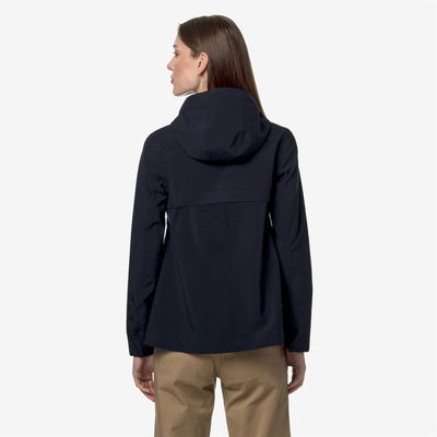 MADALINA BONDED JERSEY - Jackets - Mid - WOMAN - BLUE DEPTH