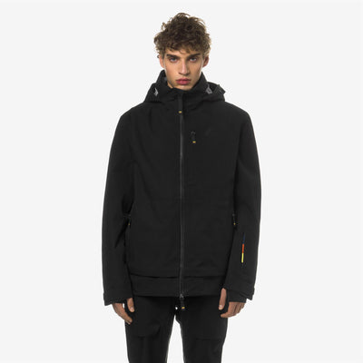 BOZEL 3 LAYERS - SHELL JACKET - Jackets - Mid - MAN - BLACK PURE