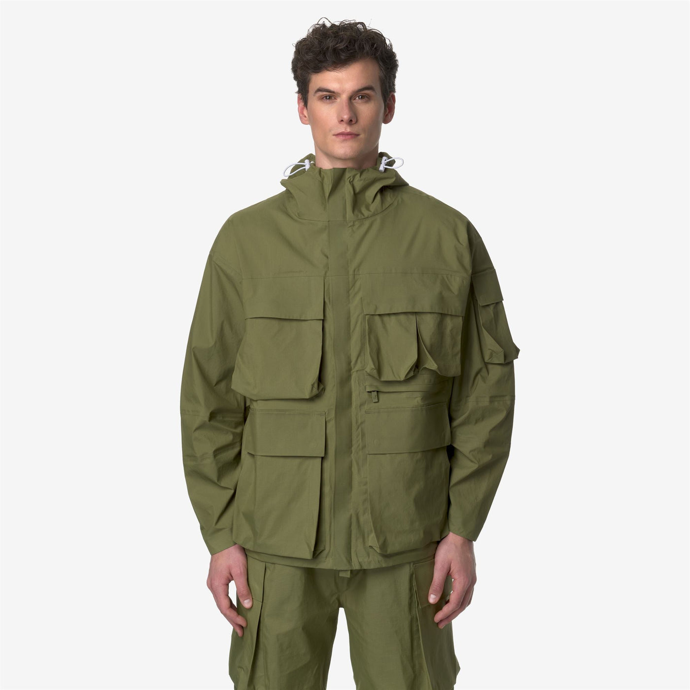 CLAUDEL-SHELL - Jackets - Mid - UNISEX - GREEN SPHAGNUM