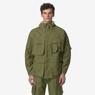 CLAUDEL-SHELL - Jackets - Mid - UNISEX - GREEN SPHAGNUM