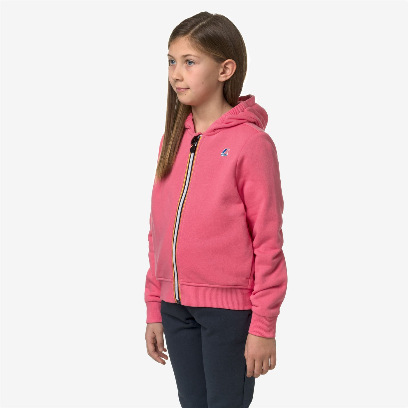 P. LE VRAI ARNEL POLY COTTON - Fleece - Jacket - KID UNISEX - PINK MD