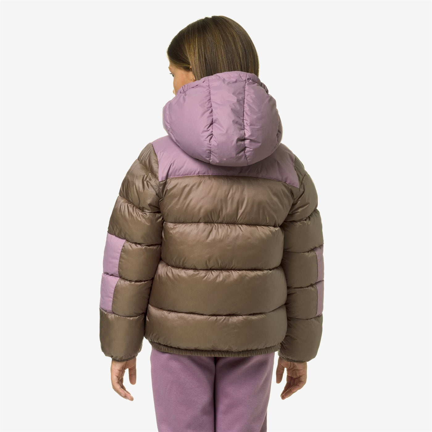 P. LE VRAI 3.0 CLAUDE HEAVY WARM - Jackets - Mid - KID UNISEX - BEIGE TAUPE-VIOLET DUSTY