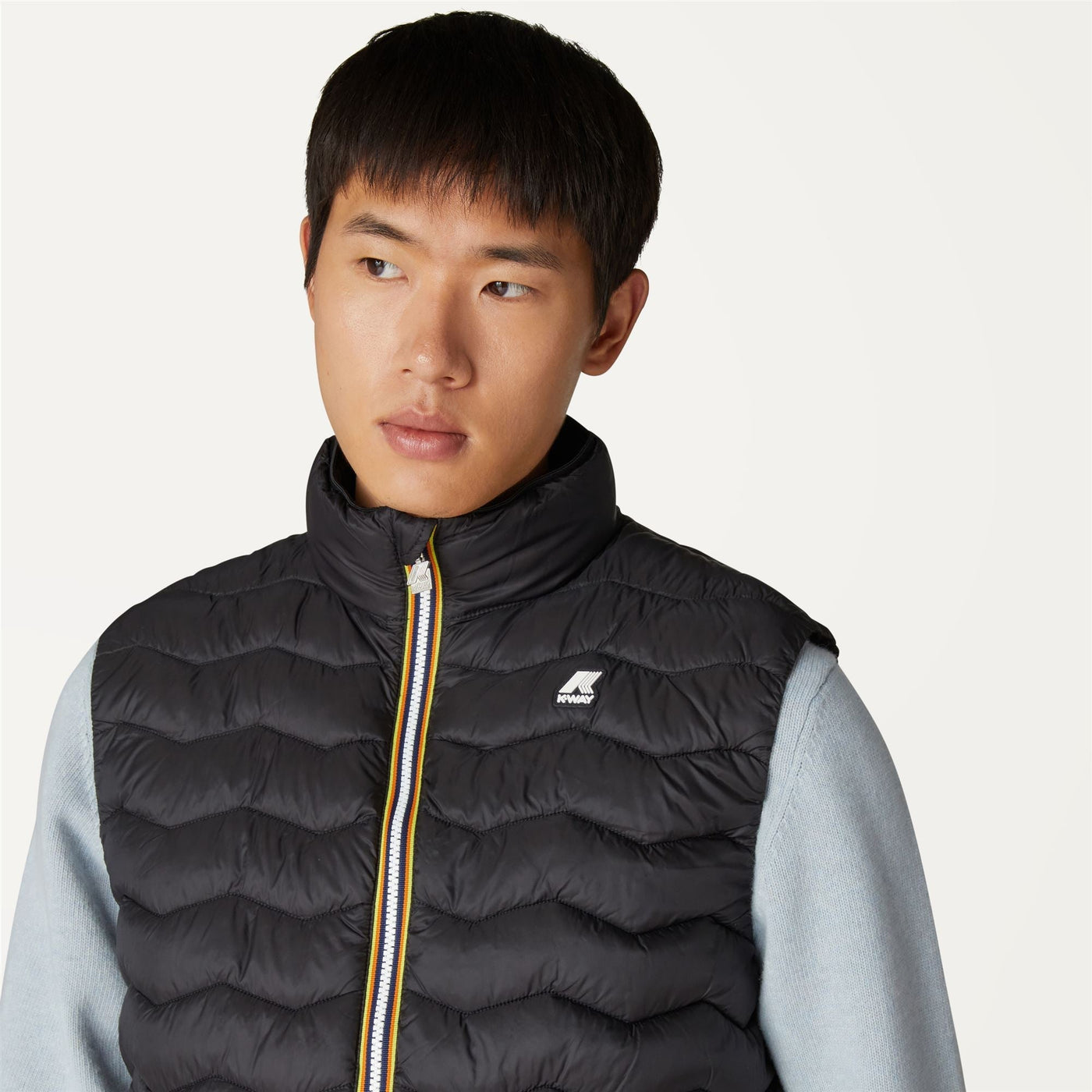 VALEN QUILTED WARM - Jackets - Vest - MAN - BLACK PURE