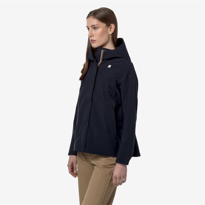 MADALINA BONDED JERSEY - Jackets - Mid - WOMAN - BLUE DEPTH