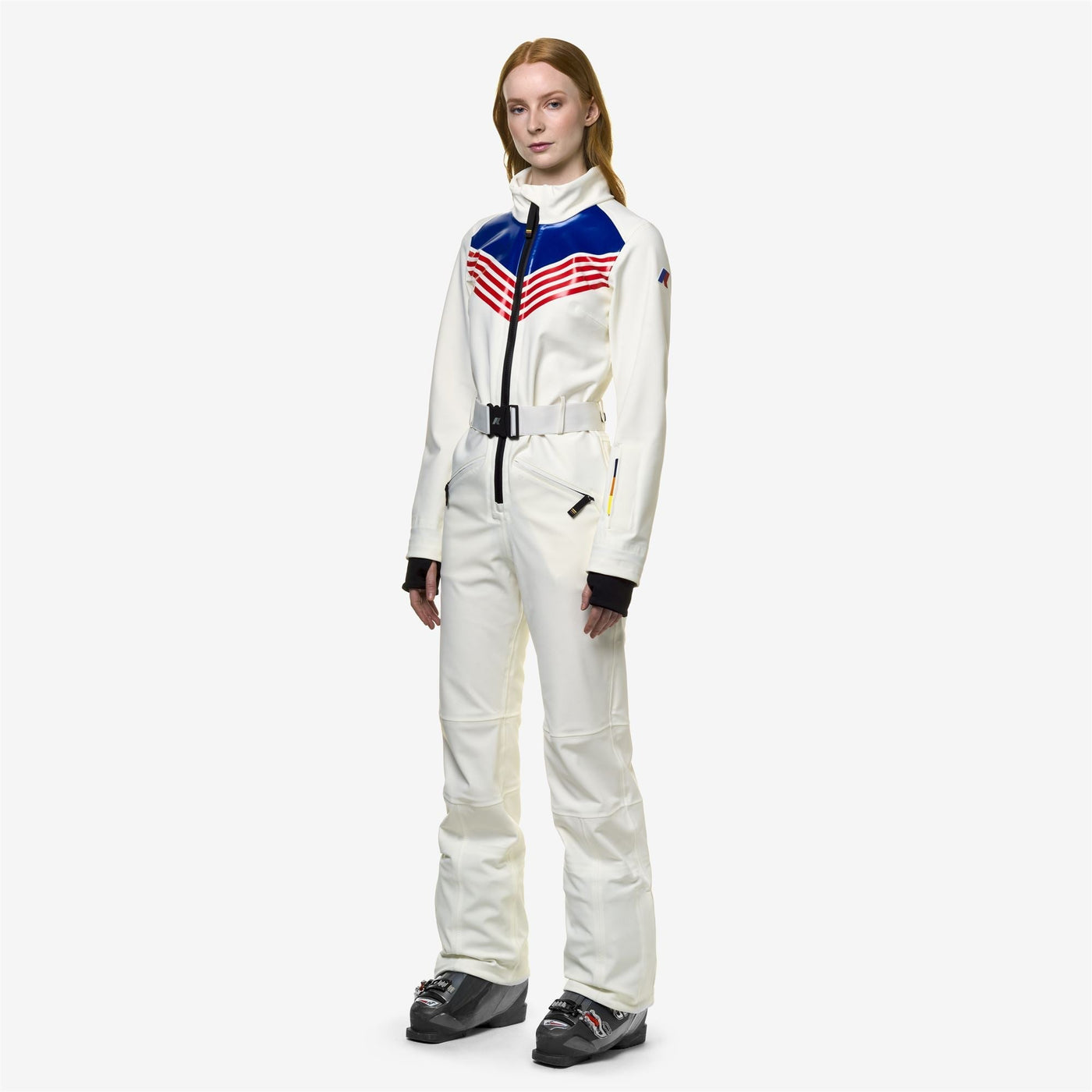 LECHERE ICONIC LOGO - Sport Suits - Coverall Suit - WOMAN - WHITE G-RED-BLUE R