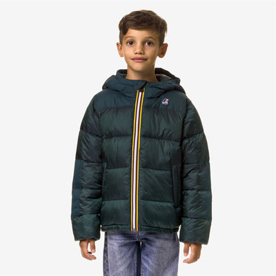 P. LE VRAI 3.0 CLAUDE HEAVY WARM - Jackets - Mid - KID UNISEX - GREEN PETROL