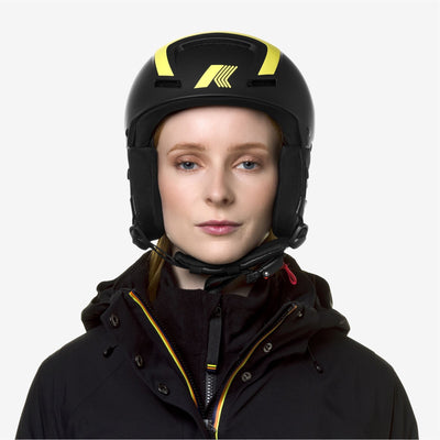 FAITO K-Way - Helmets - Helmet - UNISEX - BLACK P-YELLOW-ORANGE-BLUE