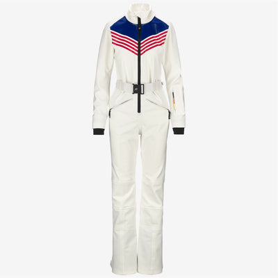 LECHERE ICONIC LOGO - Sport Suits - Coverall Suit - WOMAN - WHITE G-RED-BLUE R