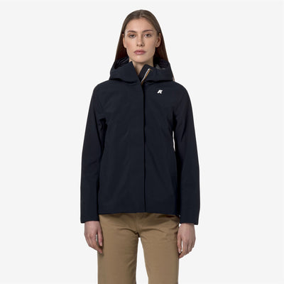 MADALINA BONDED JERSEY - Jackets - Mid - WOMAN - BLUE DEPTH