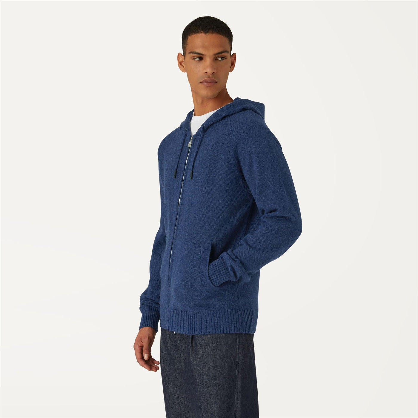 MARCY LAMBSWOOL - Knitwear - Jacket - MAN - BLUE MEDIEVAL