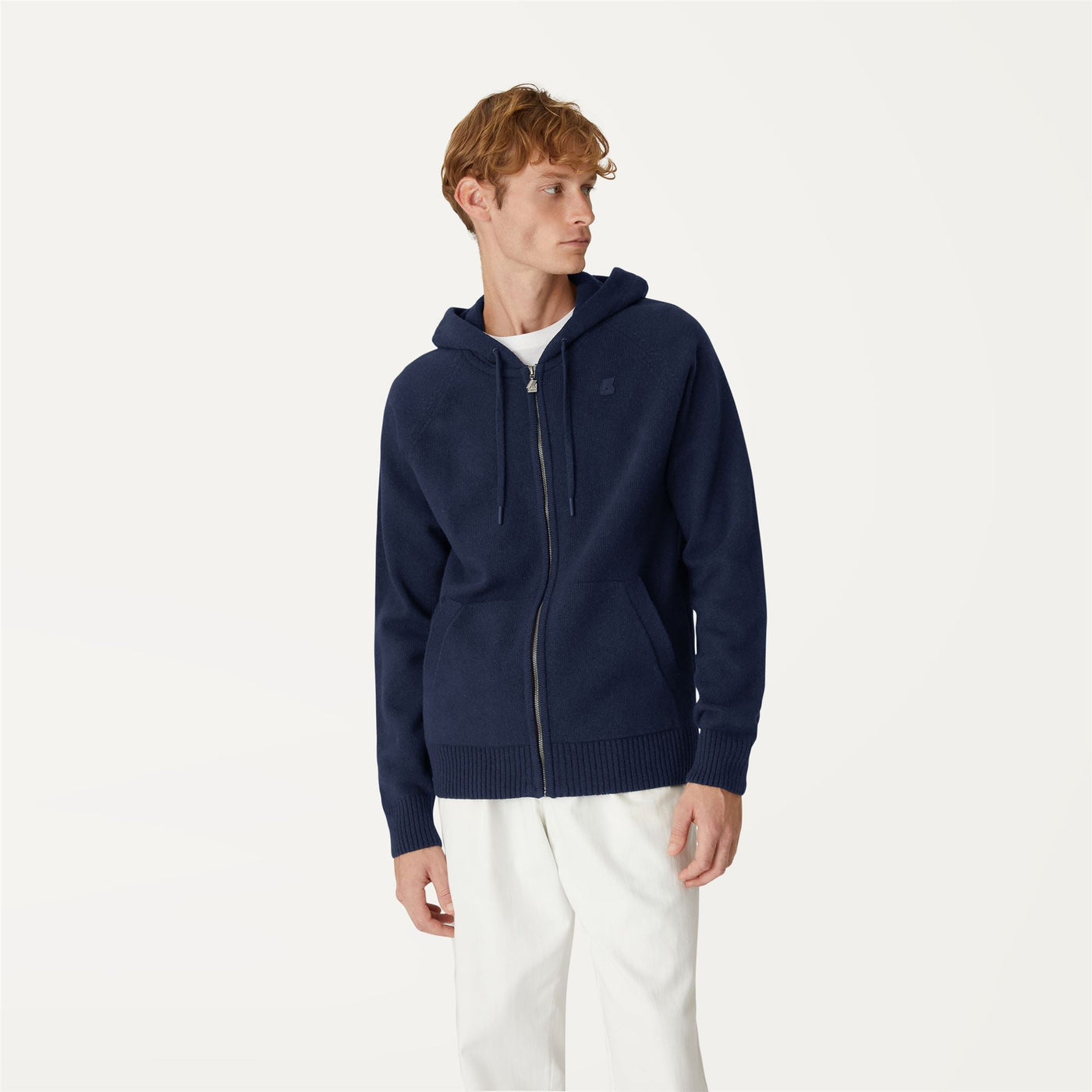 MARCY LAMBSWOOL - Knitwear - Jacket - MAN - BLUE DEPTH