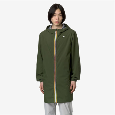 THOMAS STRETCH DOT - Jackets - 3/4 LENGTH - MAN - GREEN CYPRESS