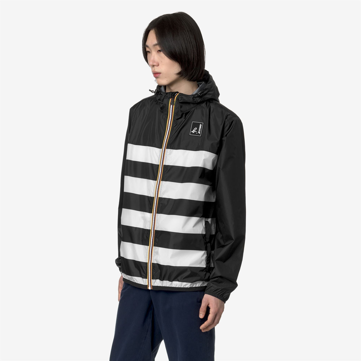 LE VRAI 3.0 CLAUDE GRAPHIC AGNES B - Jackets - Mid - UNISEX - STRIPES BLK-WHT