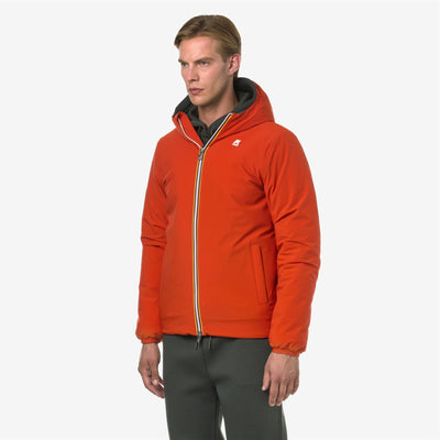 JACK ST WARM REVERSIBLE - Jackets - Short - MAN - ORANGE P-GREEN B