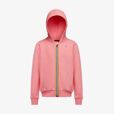 P. LE VRAI ARNEL POLY COTTON - Fleece - Jacket - KID UNISEX - PINK MD