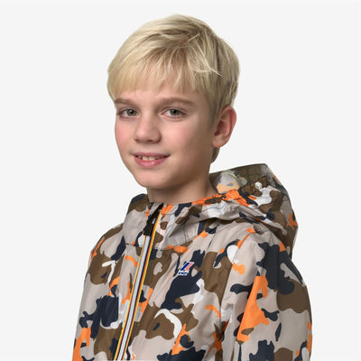 P. LE VRAI 3.0 CLAUDE GRAPHIC - Jackets - Mid - KID UNISEX - CAMO CORDA-ORANGE-BLUE