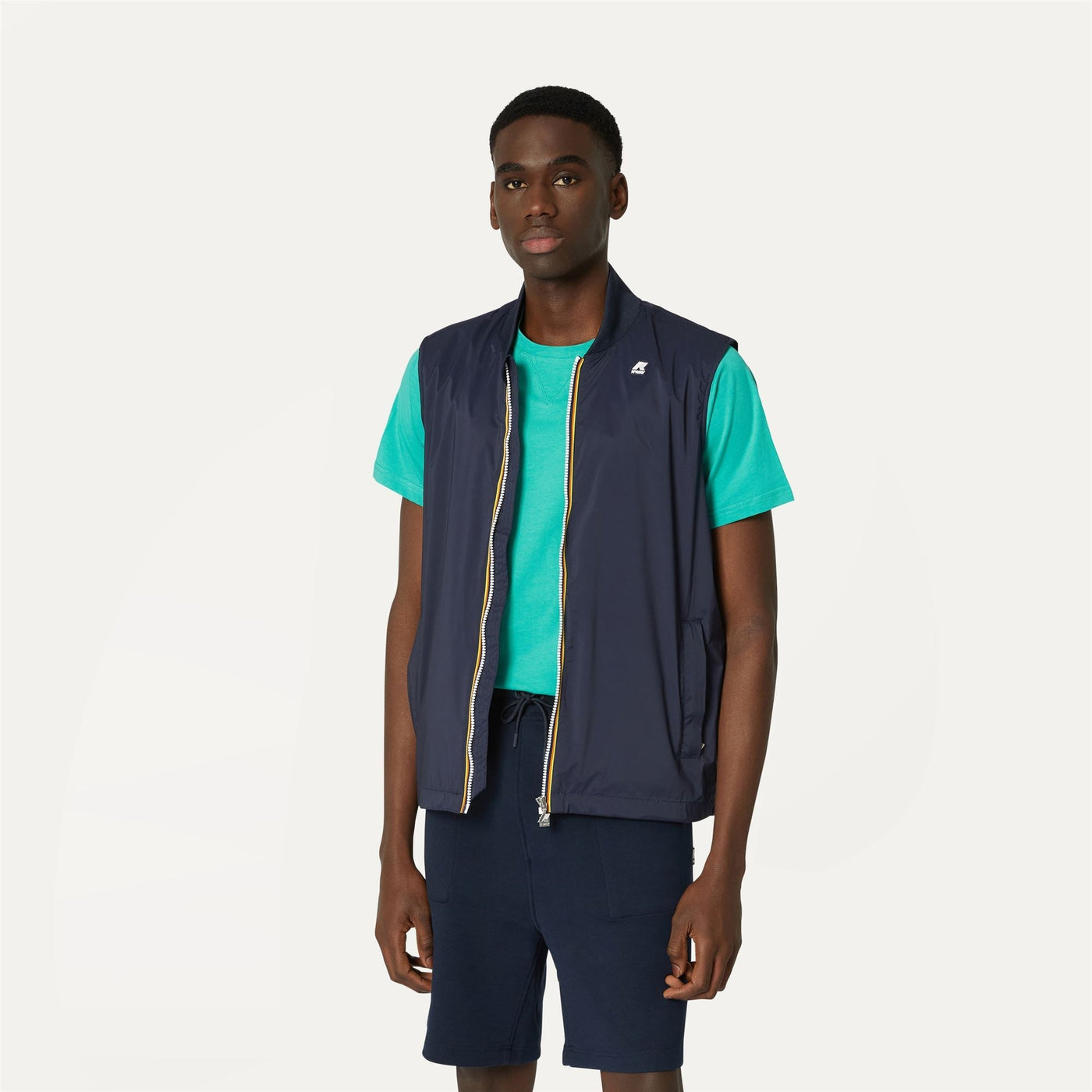 VALLY STRETCH NYLON JERSEY - Jackets - Short - MAN - BLUE DEPTH