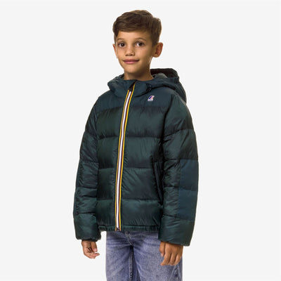 P. LE VRAI 3.0 CLAUDE HEAVY WARM - Jackets - Mid - KID UNISEX - GREEN PETROL