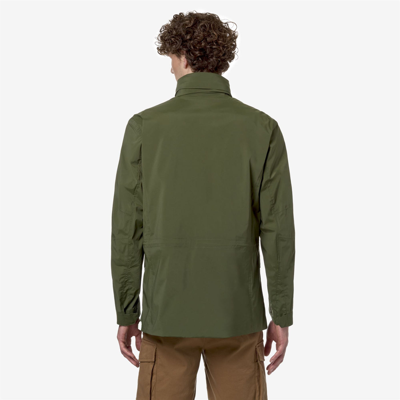 MANPHY STRETCH NYLON JERSEY - Jackets - Short - MAN - GREEN CYPRESS