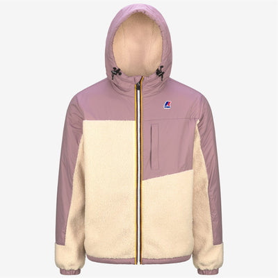 LE VRAI 3.0 NEIGE ORSETTO - Fleece - Jacket - UNISEX - ECRU-VIOLET DUSTY