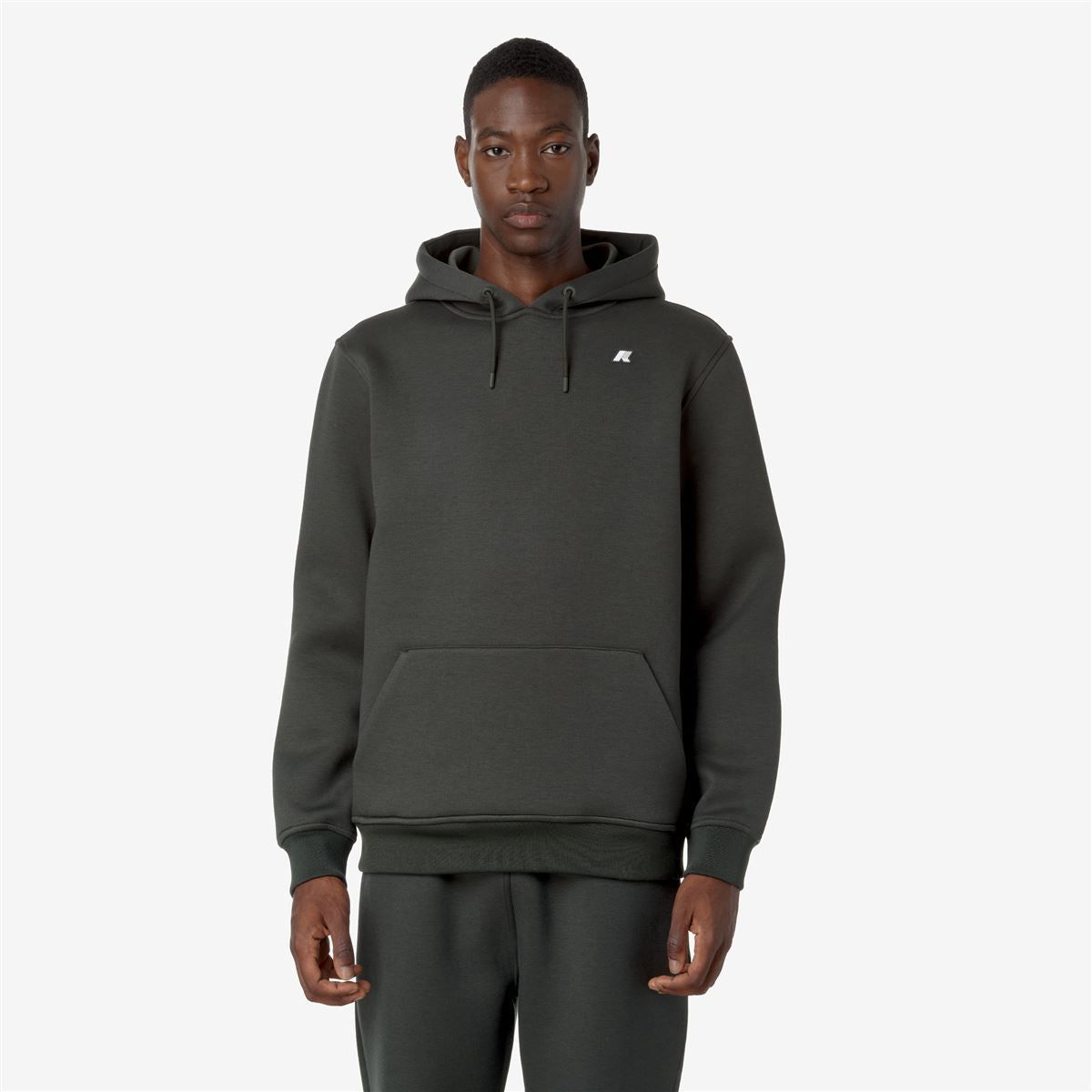 BERNIE SPACER - Fleece - Pull  Over - MAN - GREEN BLACKISH