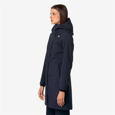 STEPHY BONDED - Jackets - 3/4 LENGTH - WOMAN - BLUE DEPTH-BLUE DEPTH