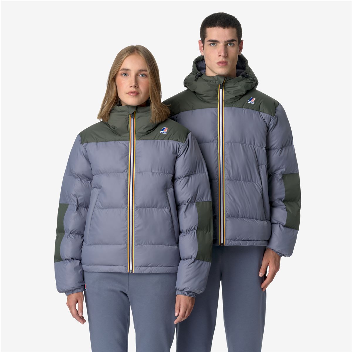 LE VRAI 3.0 CLAUDE HEAVY WARM - Jackets - Mid - UNISEX - GREY BLUE AVIO-GREEN BLACKISH