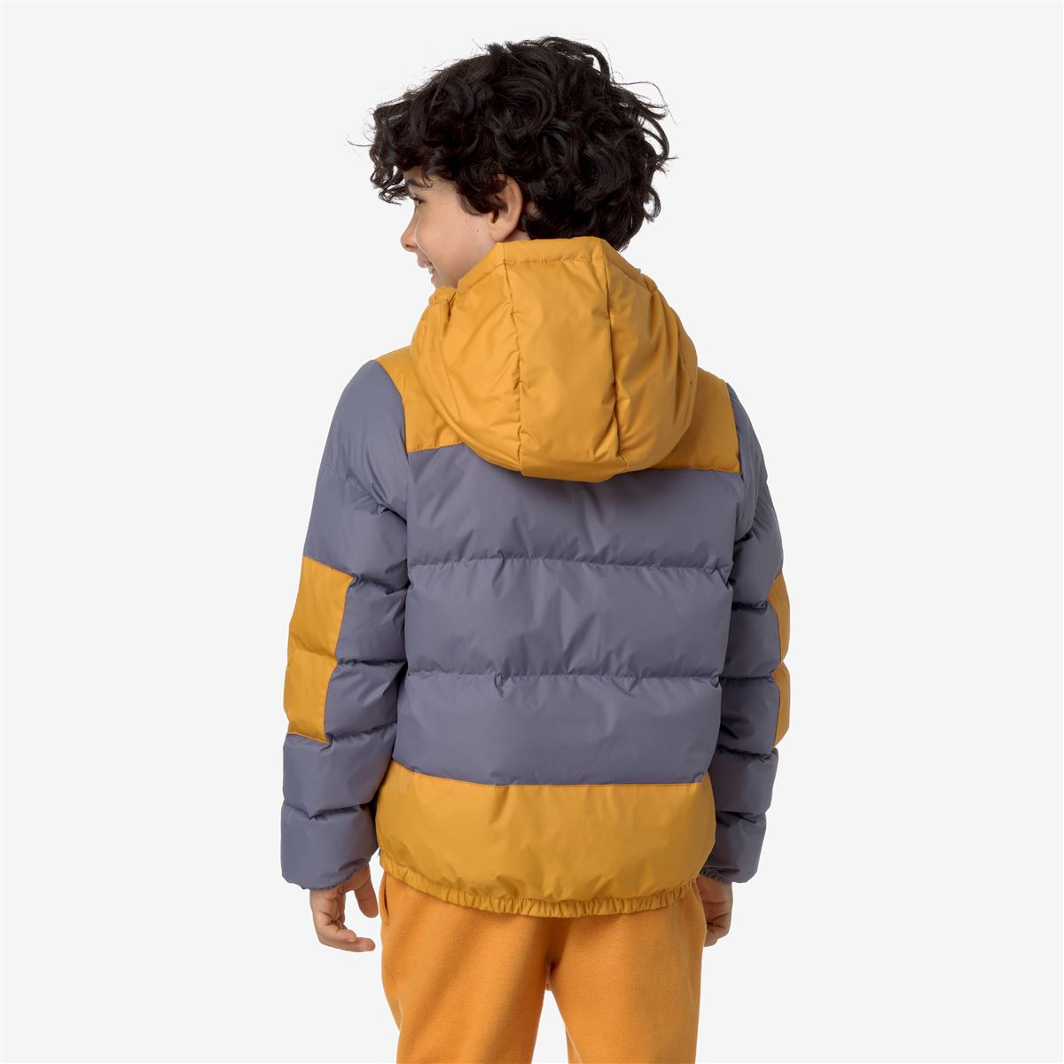 P. LE VRAI 3.0 CLAUDE HEAVY WARM - Jackets - Mid - KID UNISEX - GREY BLUE AVIO-YELLOW INCA