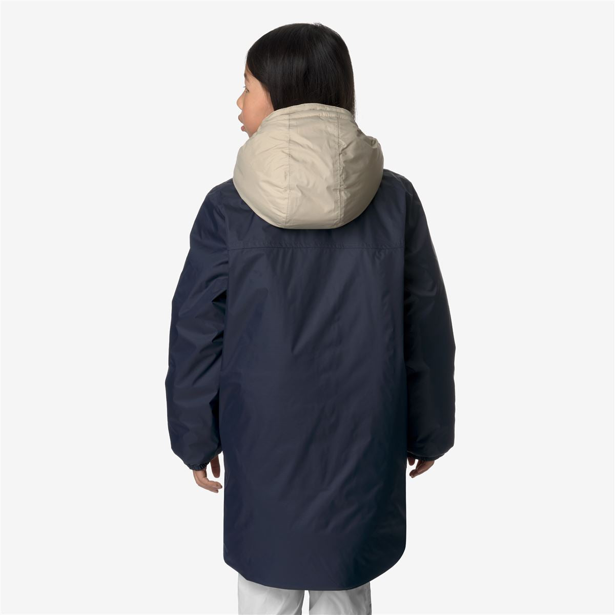 P. LE VRAI 3.0 EIFFEL ORSETTO - Jackets - 3/4 LENGTH - KID UNISEX - ECRU-BLUE DEPHT