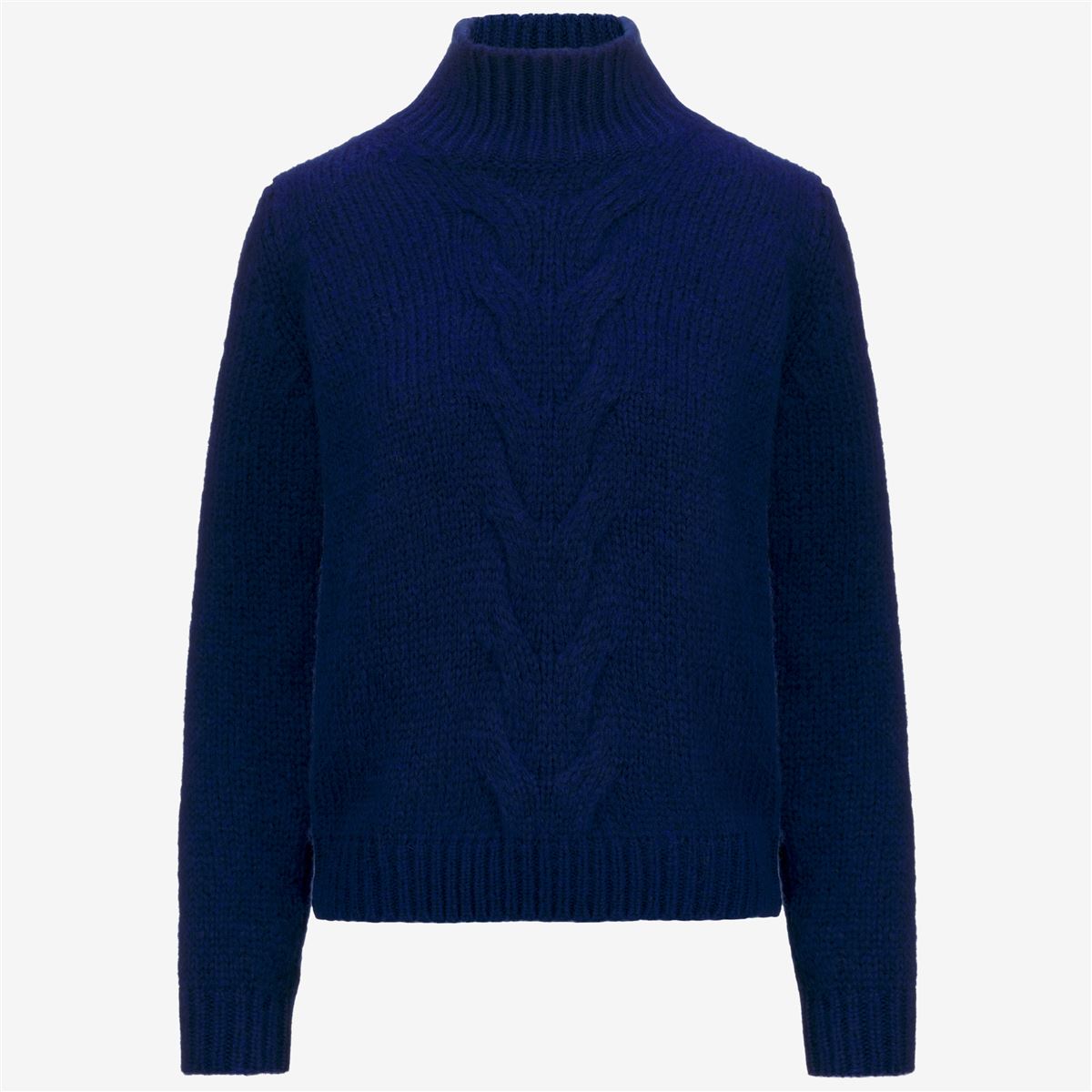 FUZZY WOOL MERINO BLEND - Knitwear - Pull  Over - WOMAN - BLUE TWILIGHT