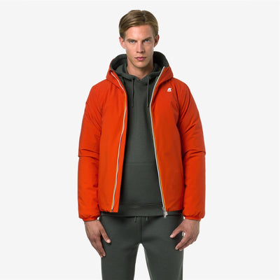 JACK ST WARM REVERSIBLE - Jackets - Short - MAN - ORANGE P-GREEN B