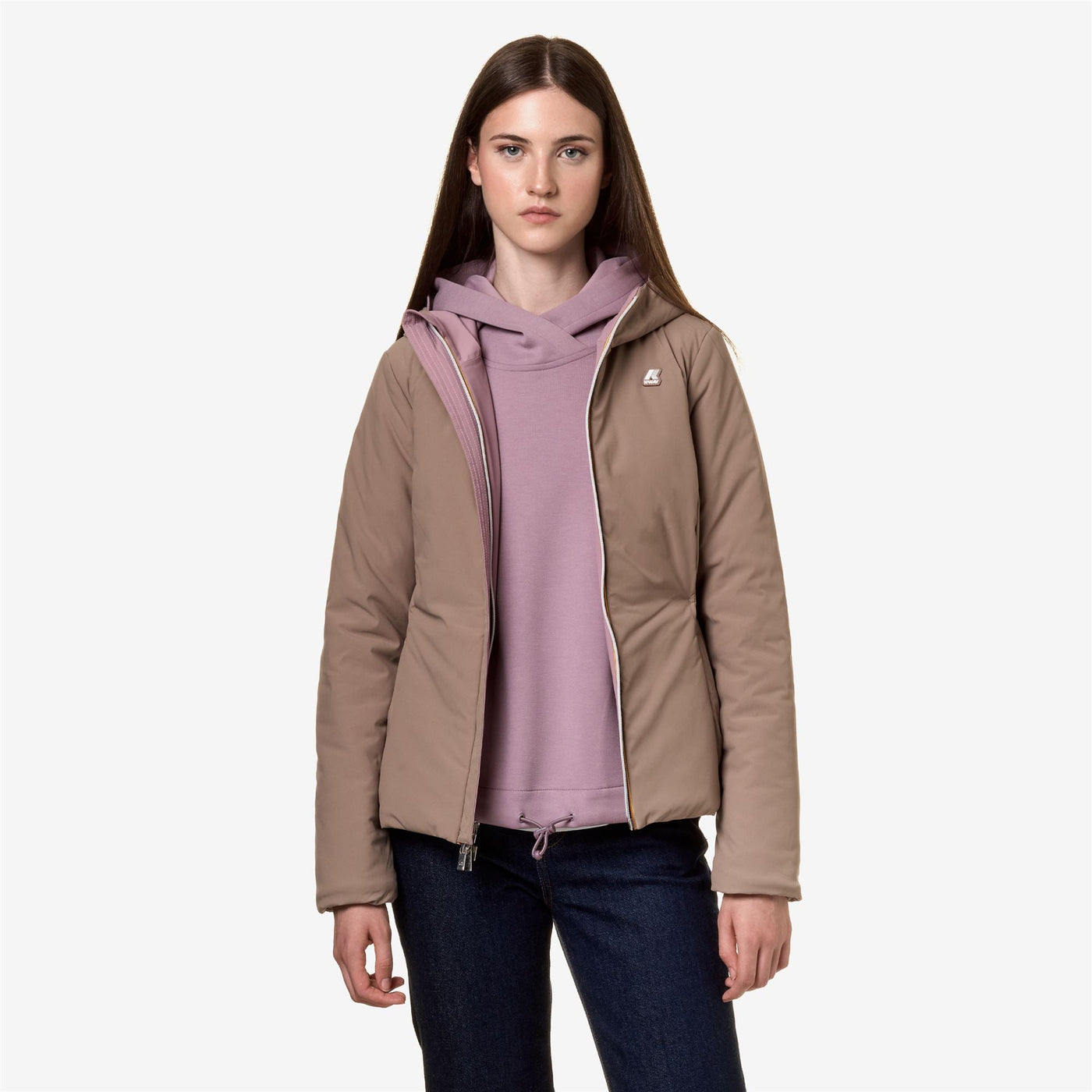 LILY ST WARM REVERSIBLE - Jackets - Short - WOMAN - VIOLET D-BEIGE T