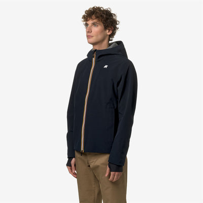 JACKO BONDED JERSEY - Jackets - Short - MAN - BLUE DEPTH