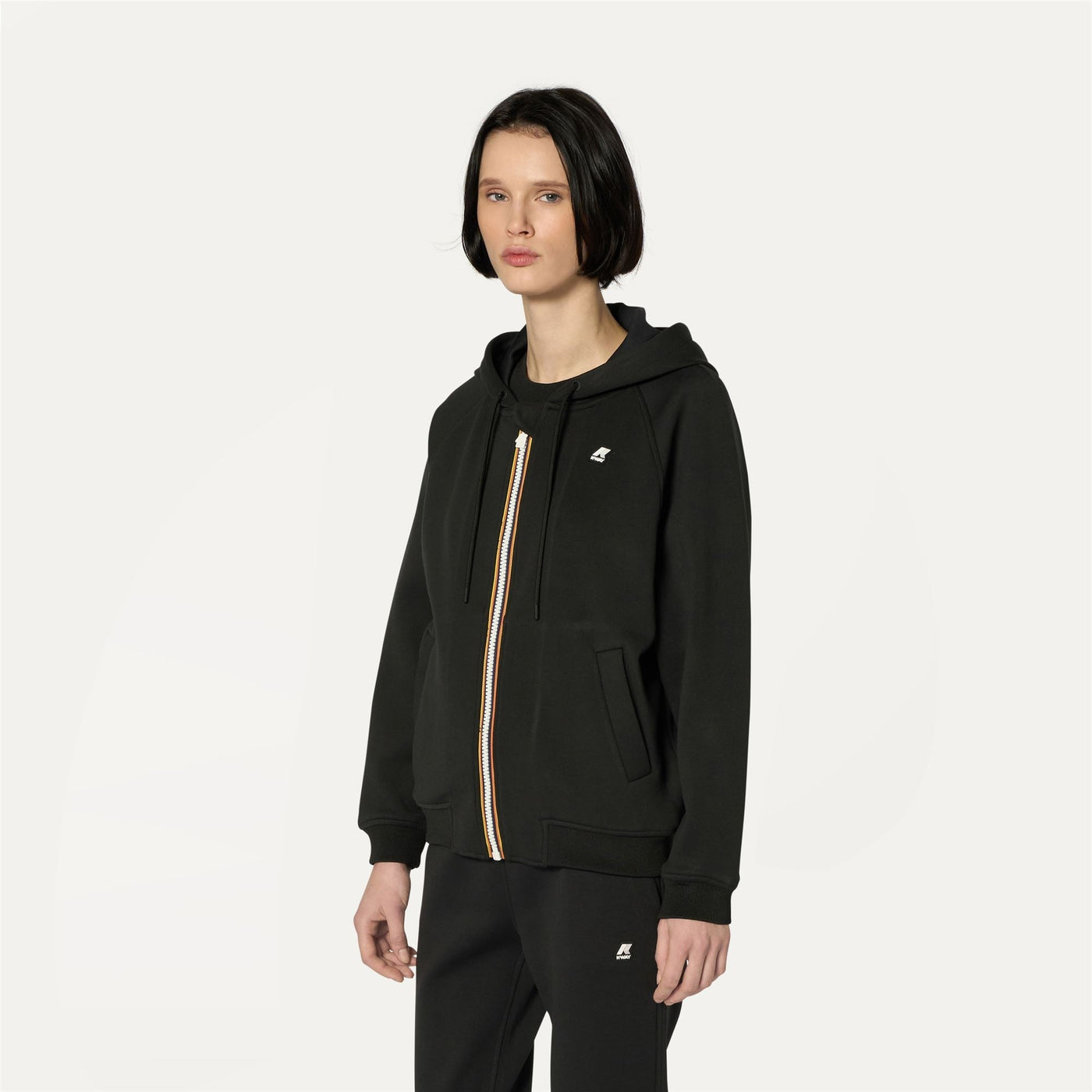 LYDIE LIGHT SPACER - Fleece - Jacket - WOMAN - BLACK PURE