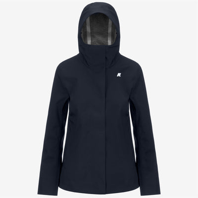 MADALINA BONDED JERSEY - Jackets - Mid - WOMAN - BLUE DEPTH