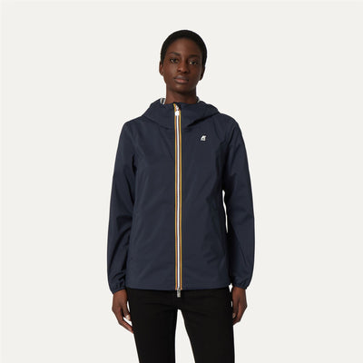 MARGUERITE STRETCH POLY JERSEY - Jackets - Mid - WOMAN - BLUE DEPTH