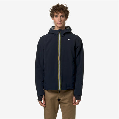 JACKO BONDED JERSEY - Jackets - Short - MAN - BLUE DEPTH